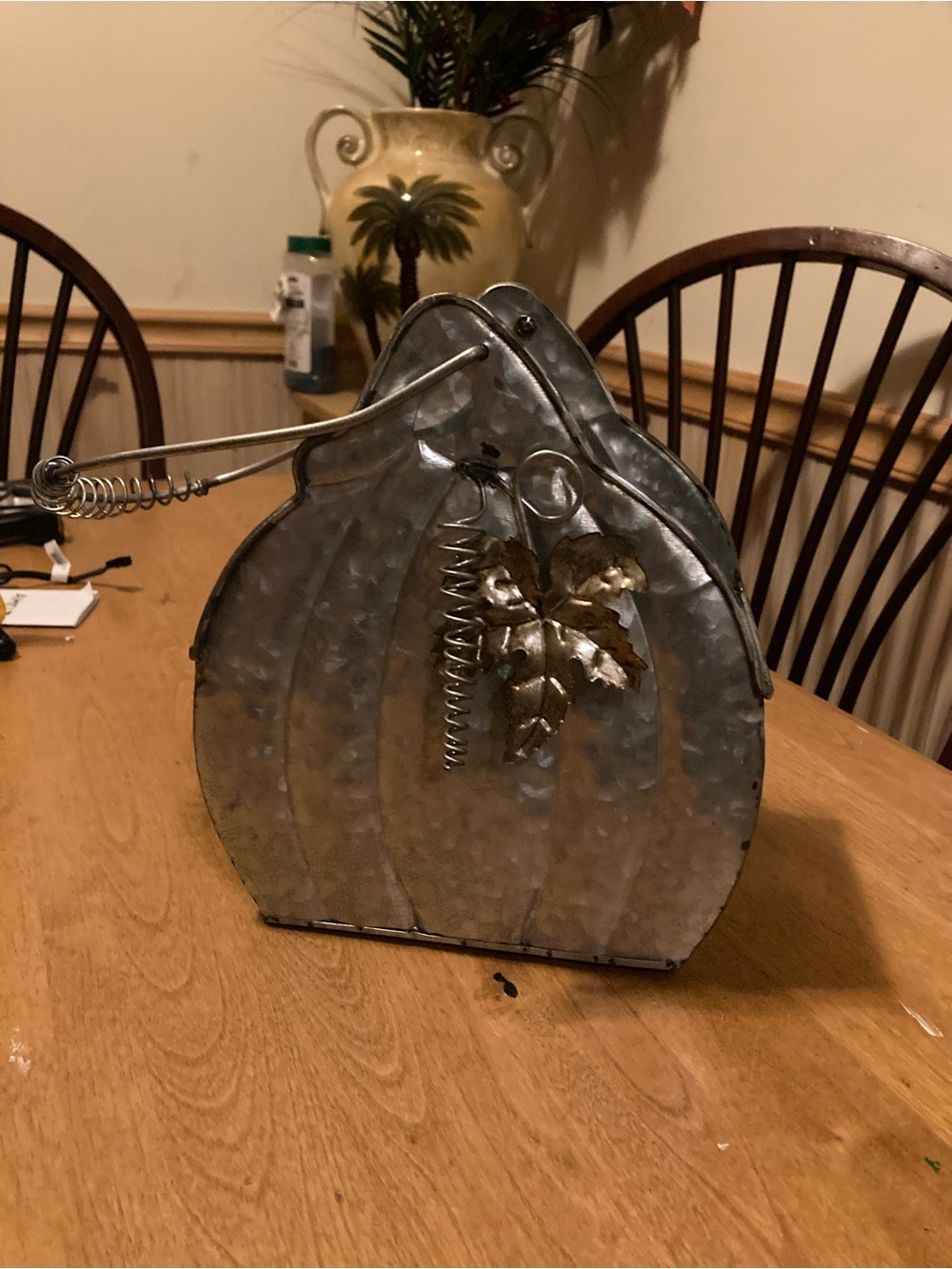 Burton & Burton tin galvanized planter